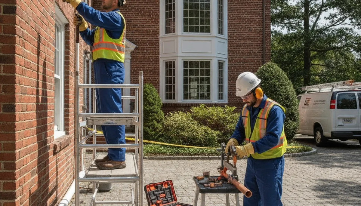 Andover, MA plumber repairing a residential sink leak for local plumbing service