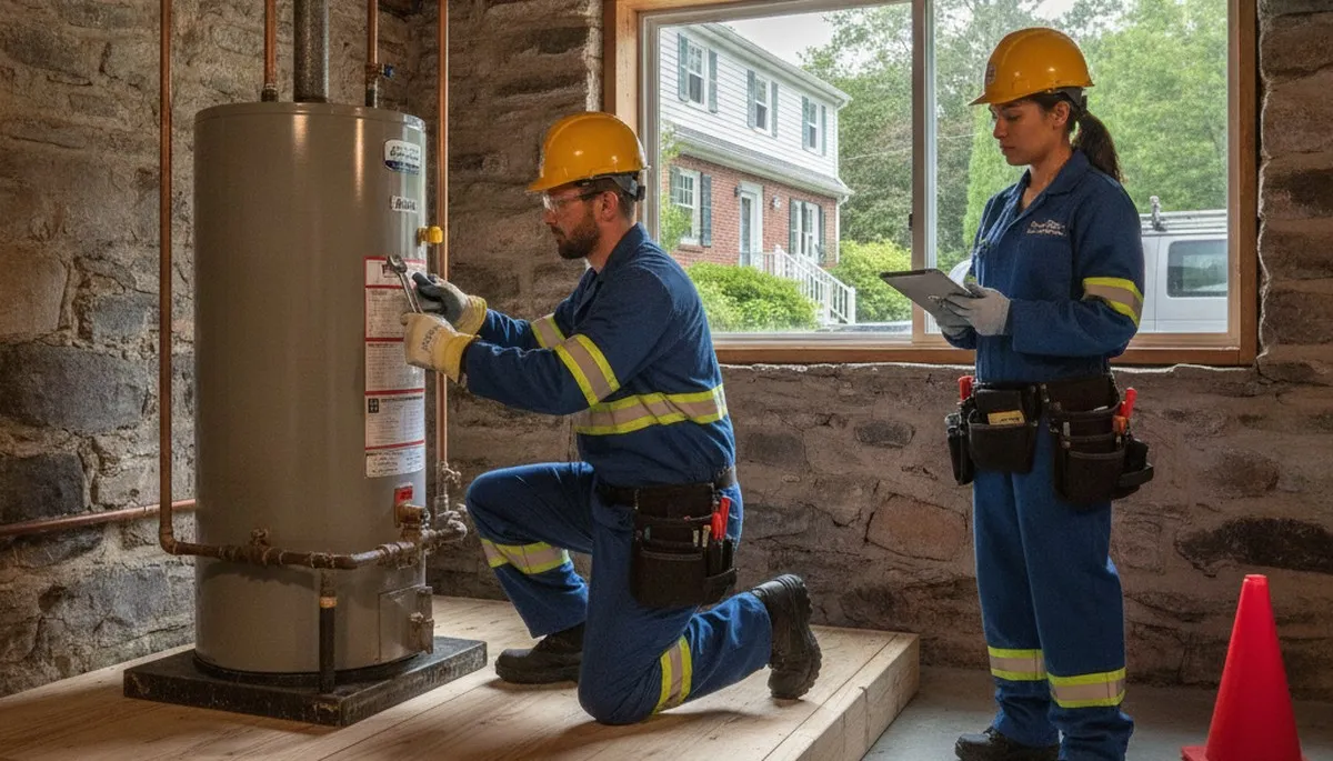 Plumber repairing a sink in Andover, MA for reliable plumbing repair services