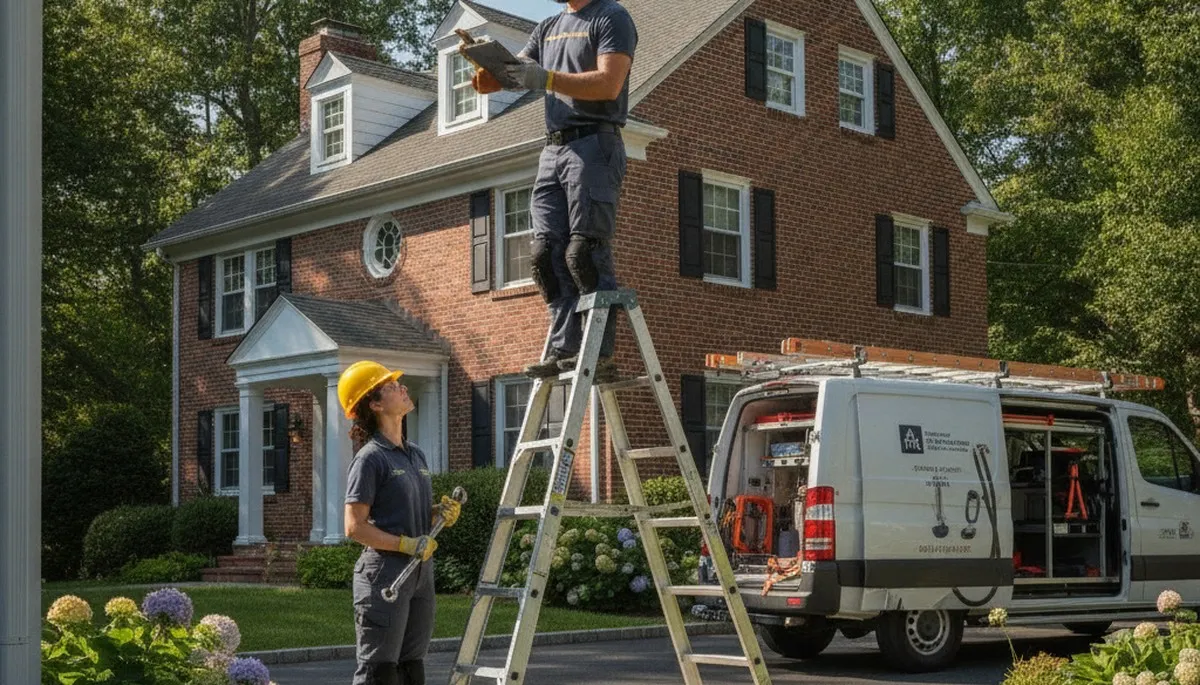 Professional plumber repairing pipe leak for plumbing service in Andover, MA