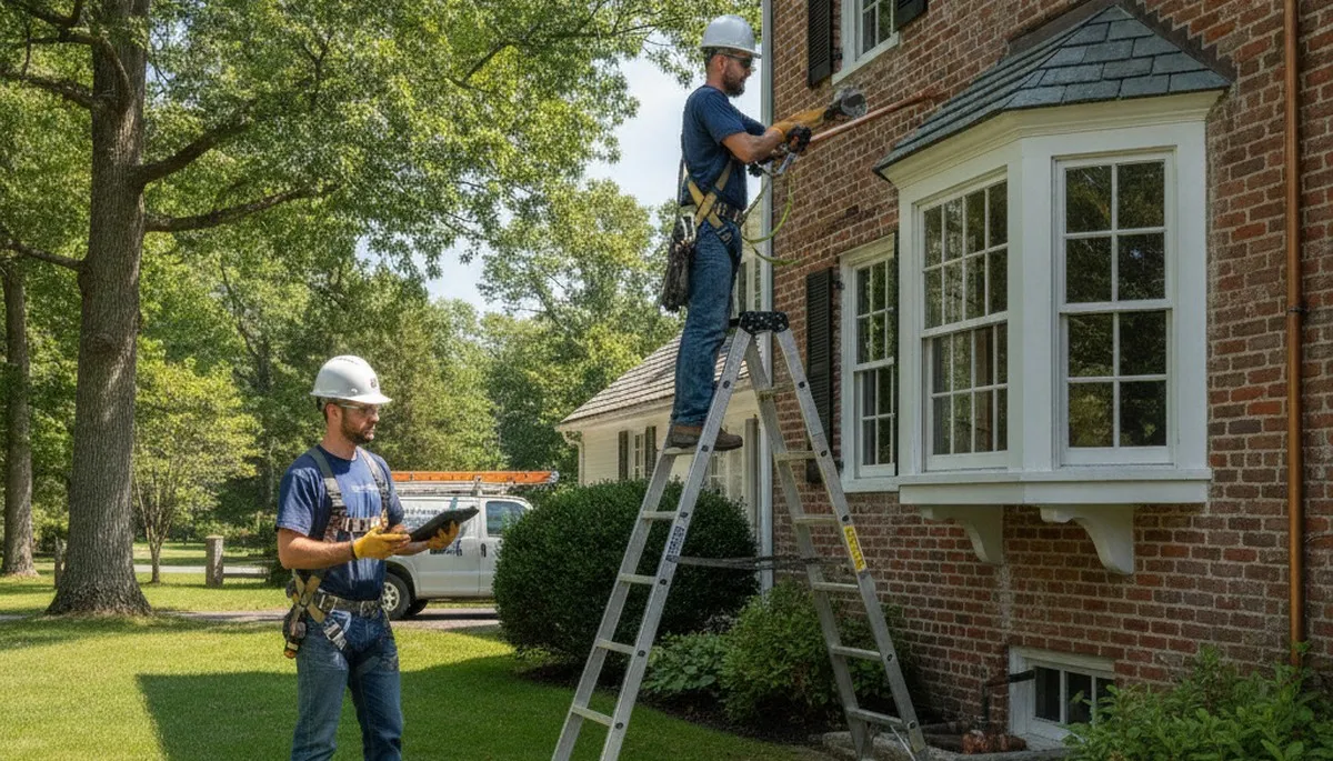 Andover, MA plumber repairing a pipe for residential plumbing service