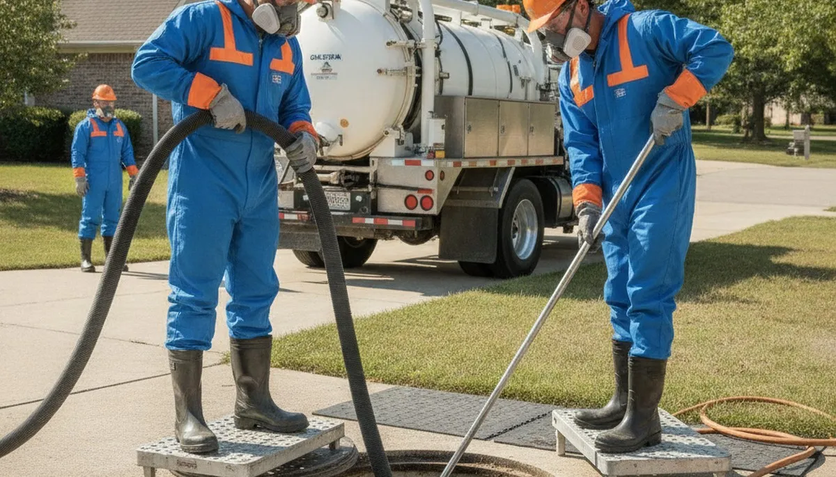 Septic tank cleaning service for Andover, MA homes by On Call Plumbers