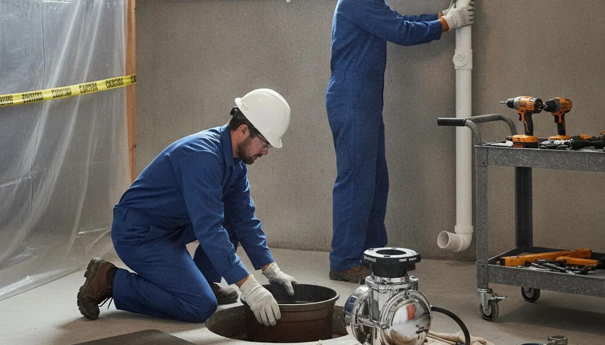 Sump pump installation service for Andover, MA homes by On Call Plumbers