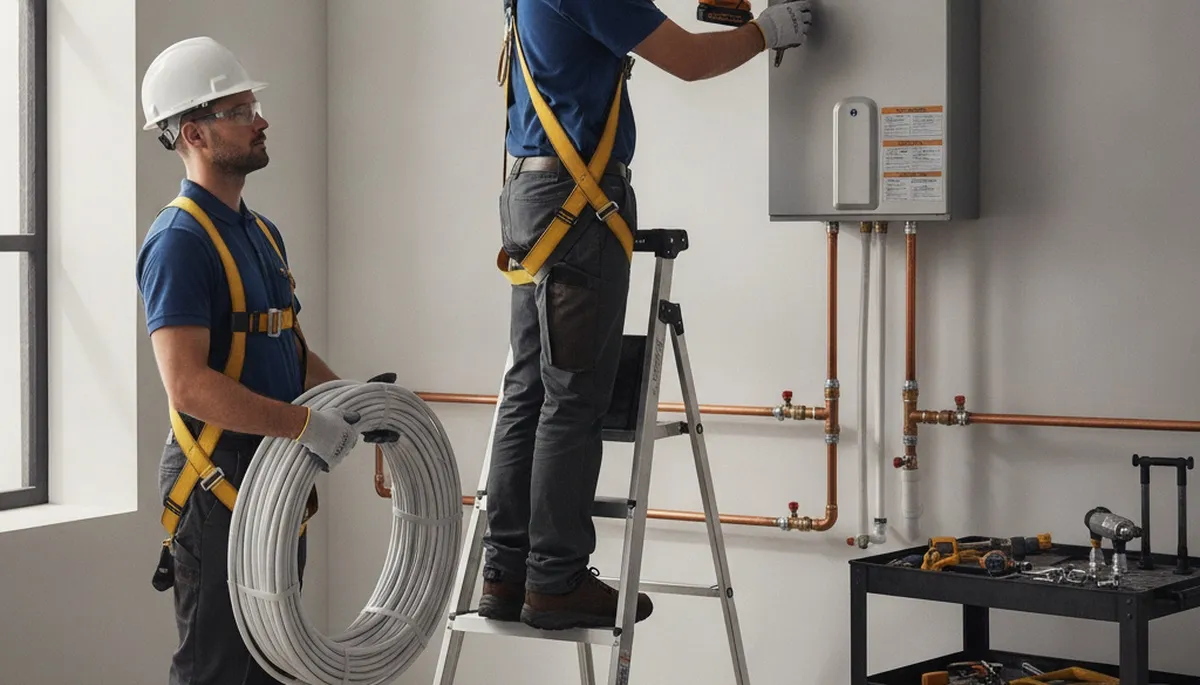 Tankless water heater installation for Andover, MA homes by On Call Plumbers